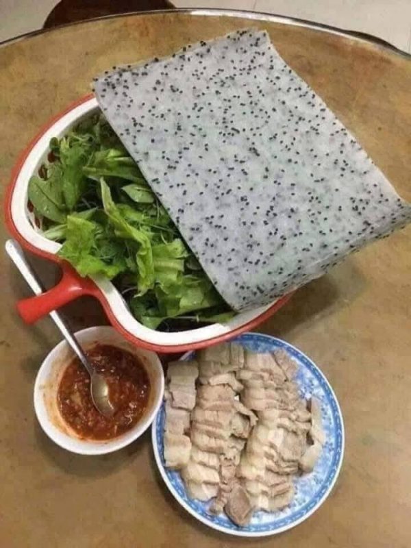 Bánh Tráng Mè Đen